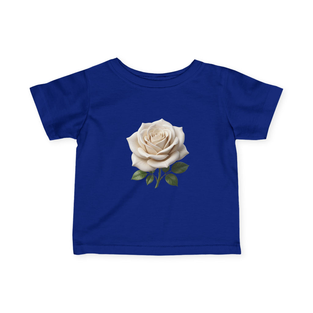 Infant Tee — Vintage Cream Rose Floral Baby Shirt