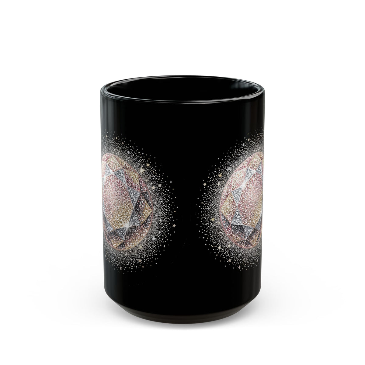 Glittery Black Mug (11oz, 15oz)