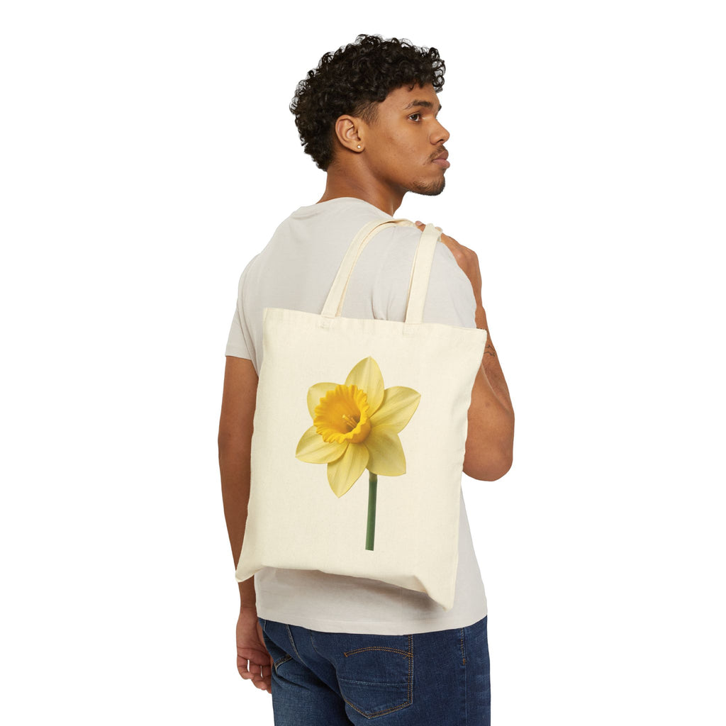 Daffodil Cotton Canvas Tote Bag