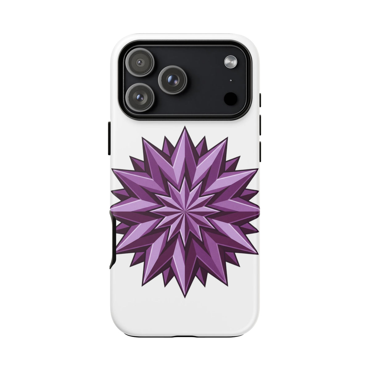 Purple Geometric Star Phone Case