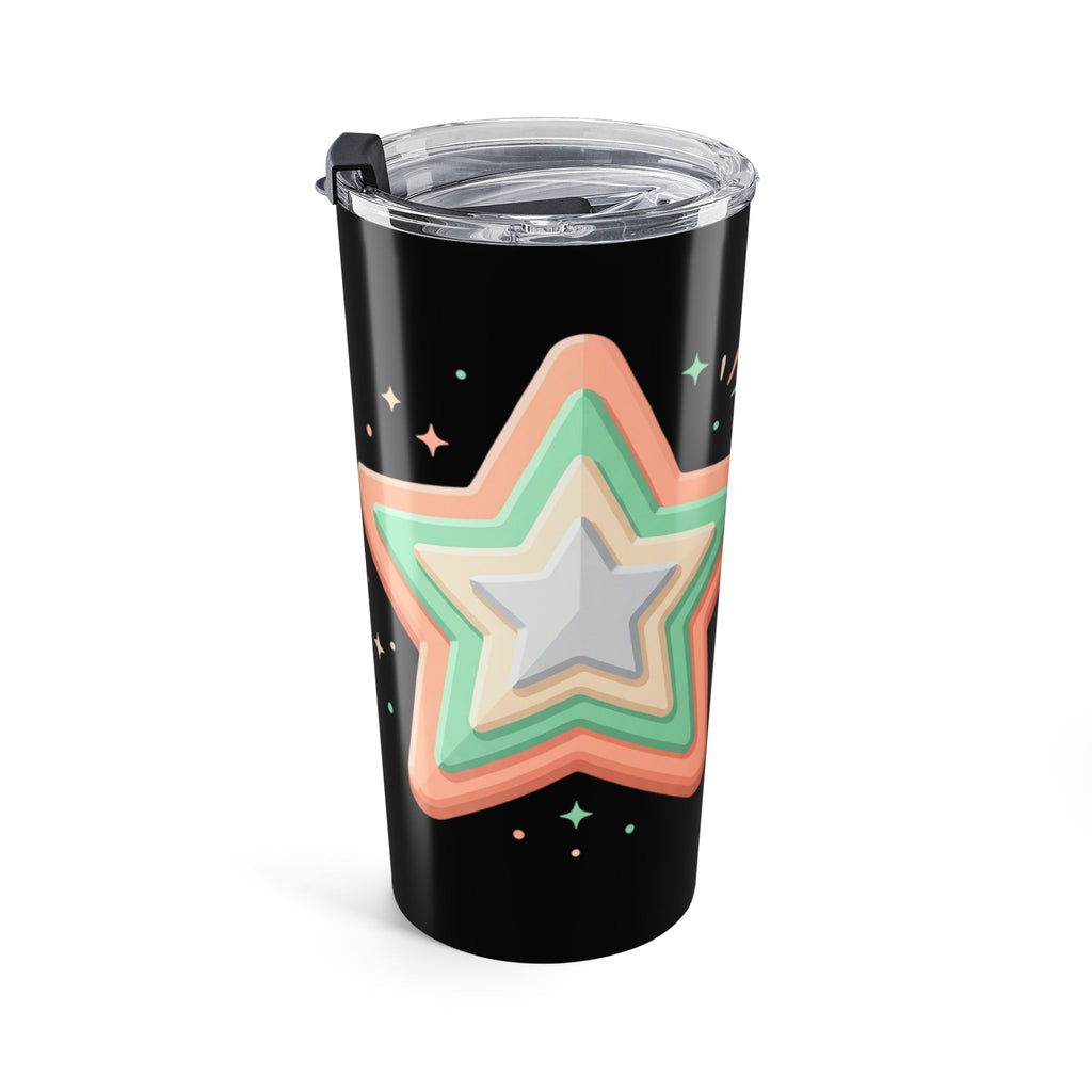 Star Design Tumbler 20oz Black