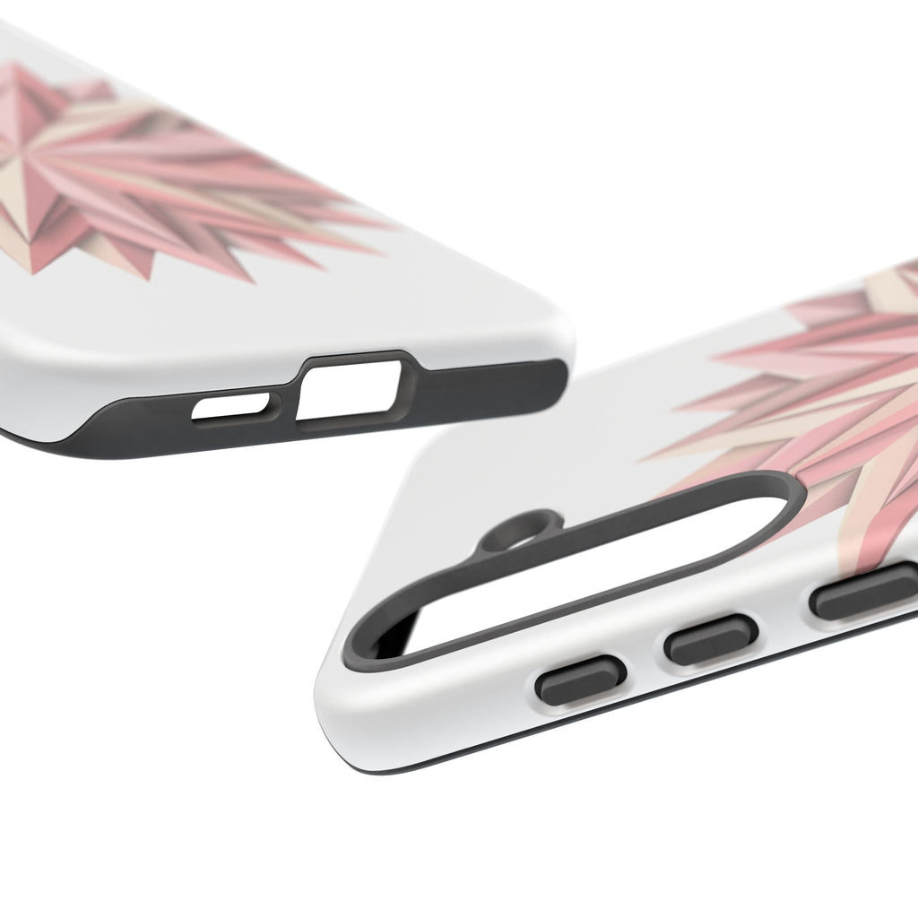 Pink Geometric Star Phone Case — Tough Protective iPhone Cover