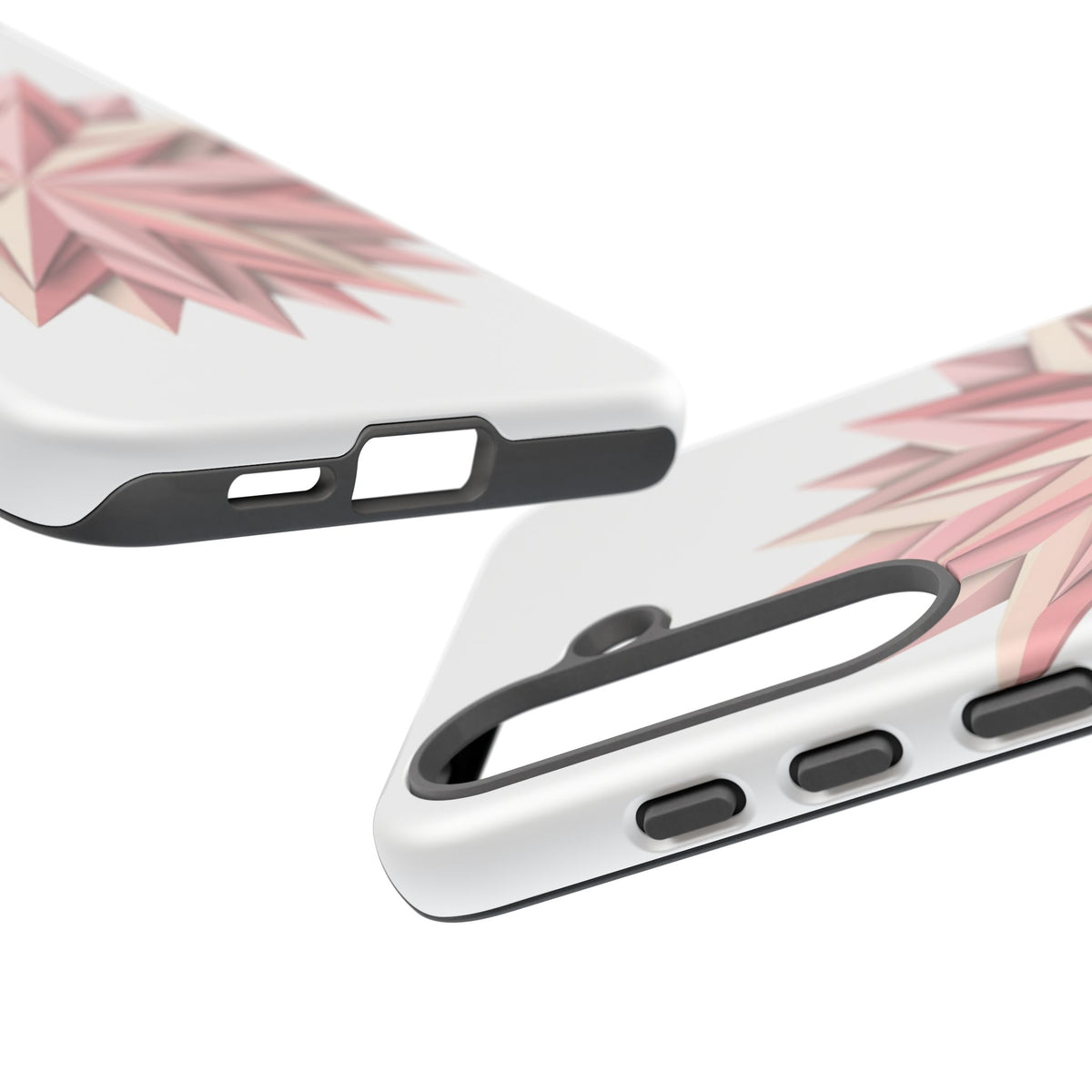 Pink Geometric Star Phone Case — Tough Protective iPhone Cover