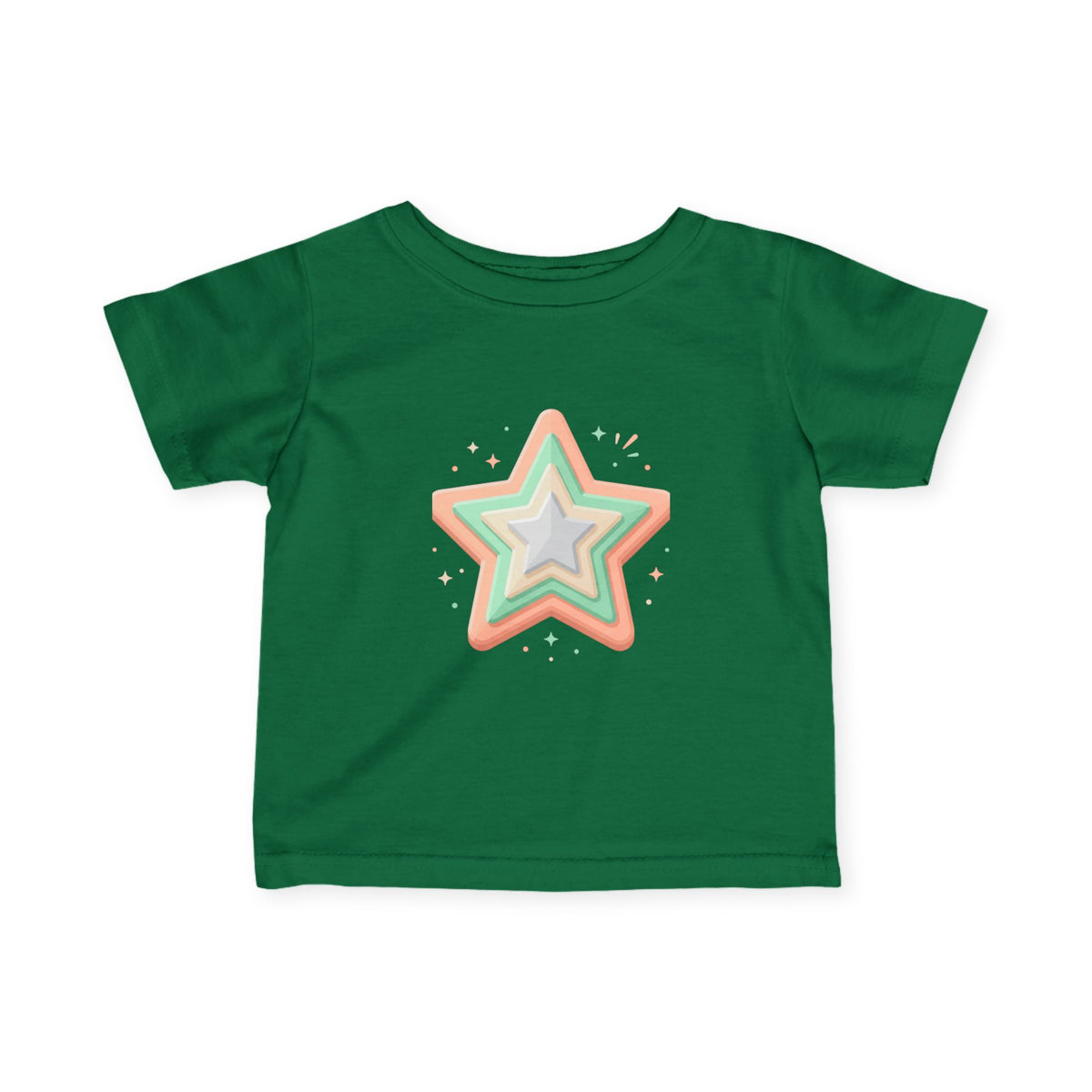 Star Design Infant Fine Jersey Tee