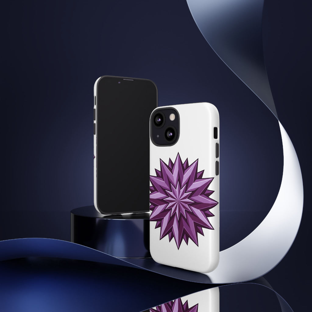 Purple Geometric Star Phone Case