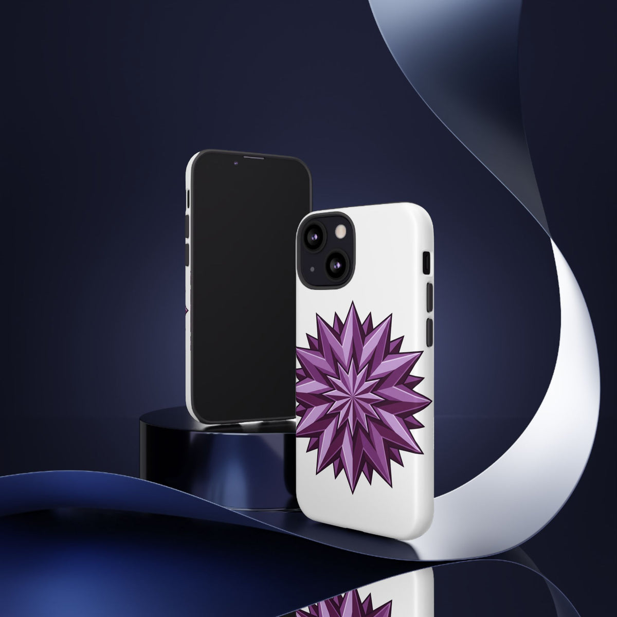 Purple Geometric Star Phone Case