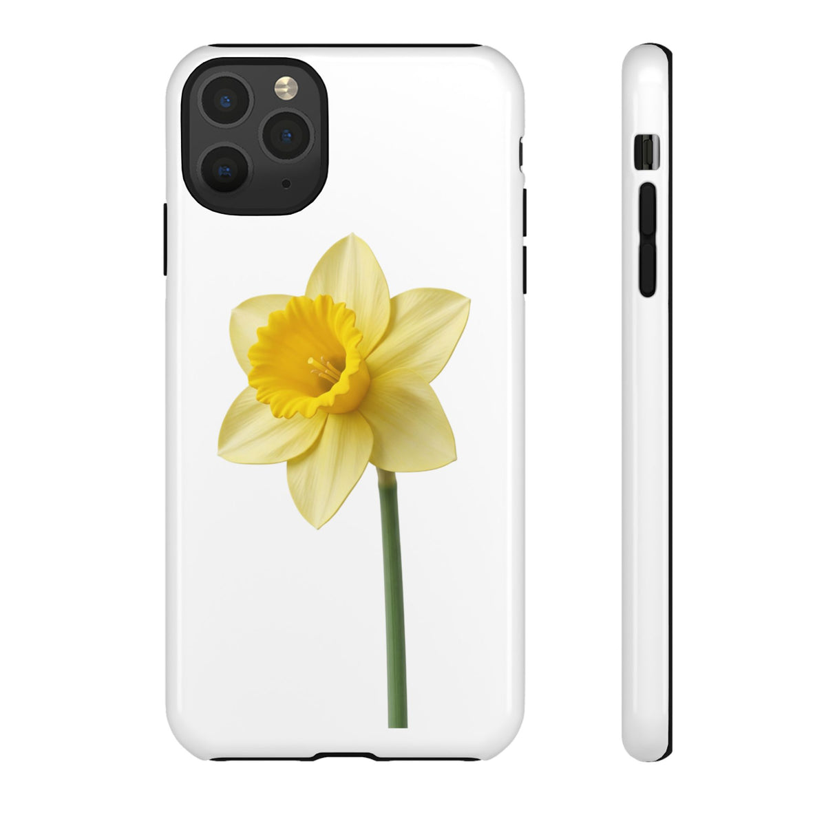 Daffodil Blossom Tough Phone Case — Yellow Spring Floral iPhone Cover