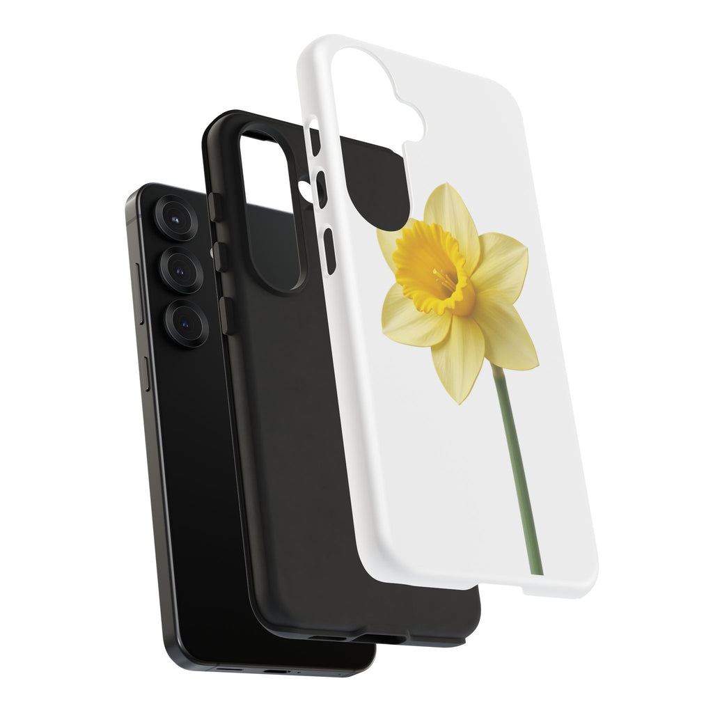 Daffodil Blossom Tough Phone Case — Yellow Spring Floral iPhone Cover