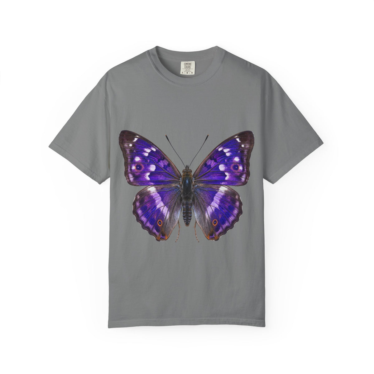 Purple Butterfly T-Shirt — Vibrant Vintage Moth Graphic Tee