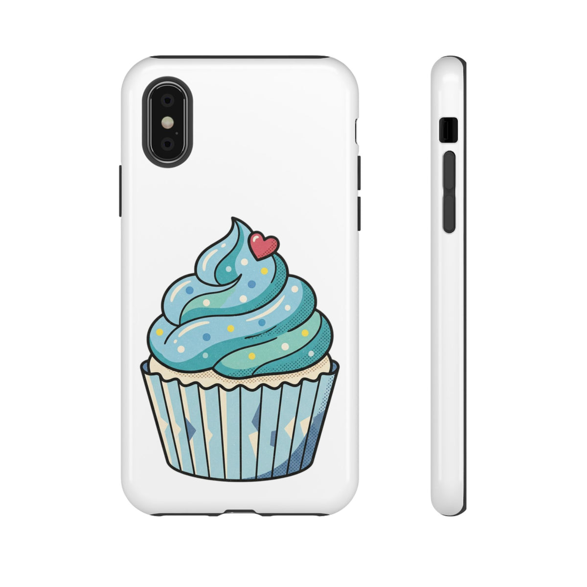 Blue Cupcake Tough Phone Cases