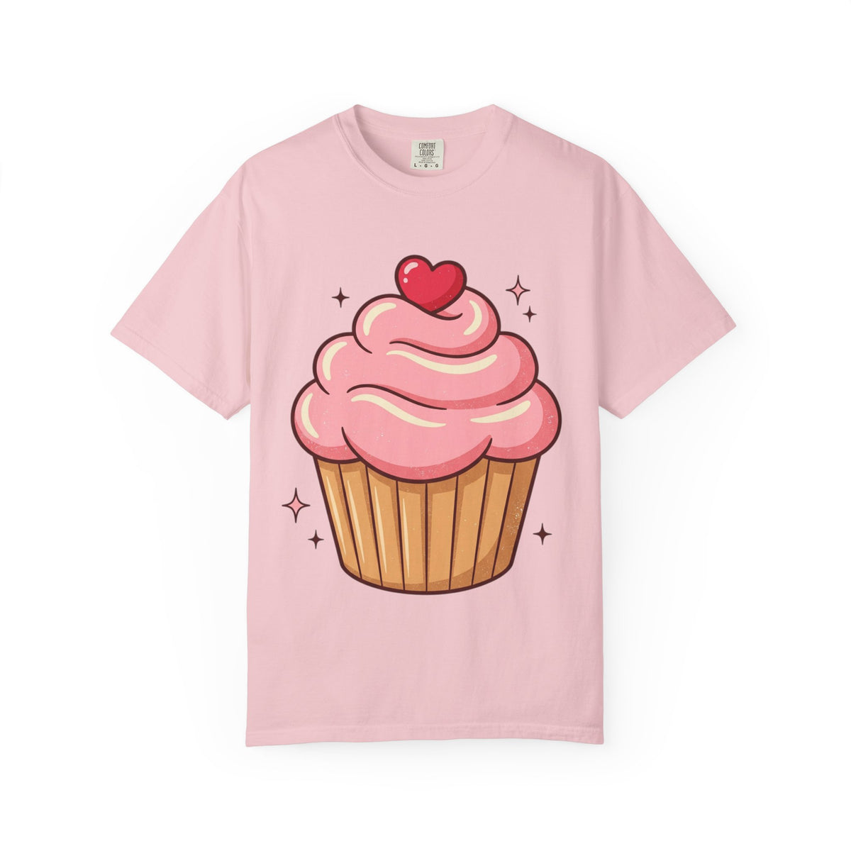 Pink Cupcake Unisex Garment-Dyed T-shirt