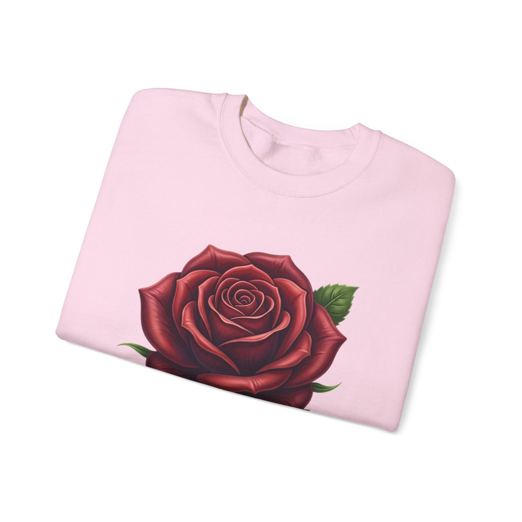 Rose Graphic Crewneck Sweatshirt