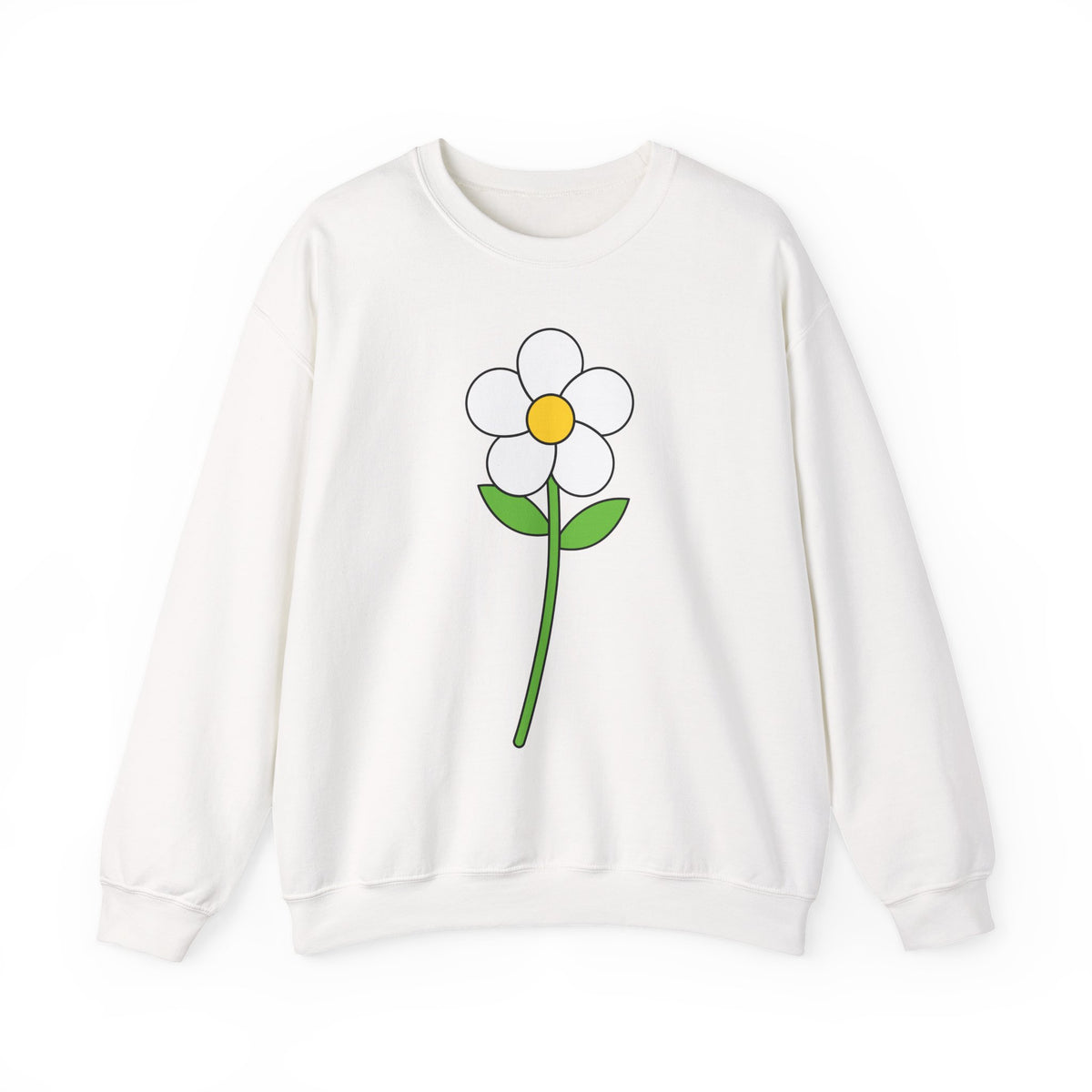 Daisy Graphic Crewneck Sweatshirt