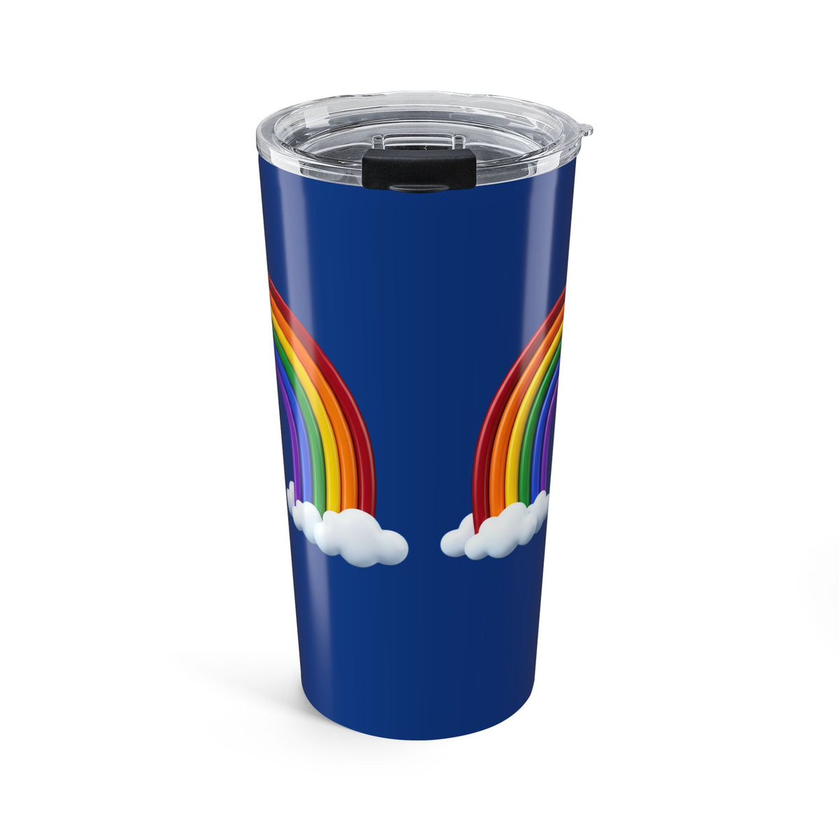 Rainbow Clouds 20oz Tumbler – Colorful Travel Mug for Pride & Everyday Use