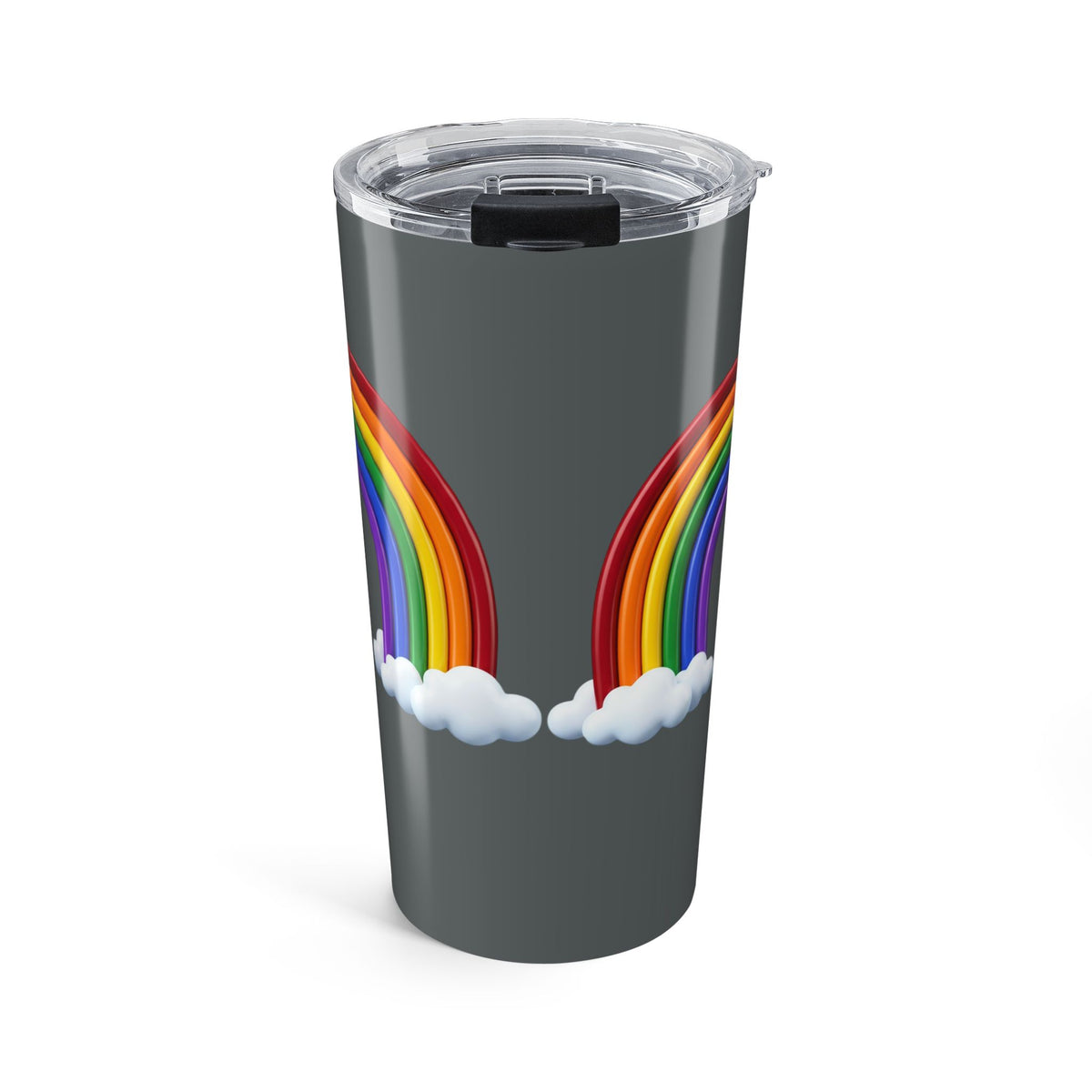 Rainbow Clouds 20oz Tumbler — Insulated Travel Cup
