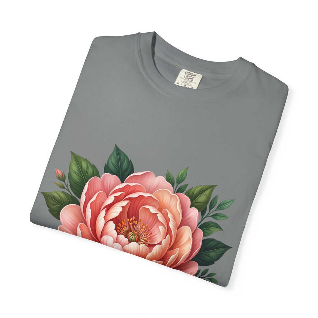 Peony Bloom T-Shirt — Vintage Floral Graphic Tee
