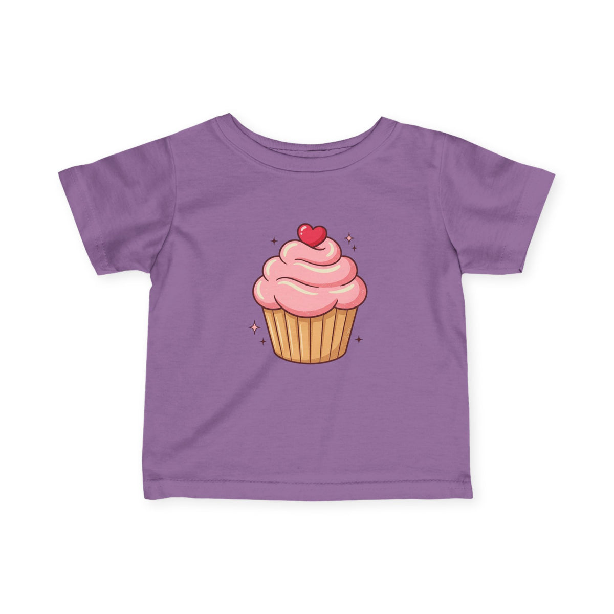 Pink Cupcake Infant Fine Jersey Tee