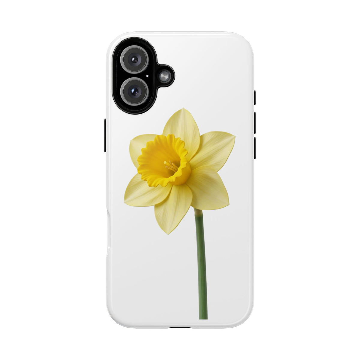 Daffodil Blossom Tough Phone Case — Yellow Spring Floral iPhone Cover
