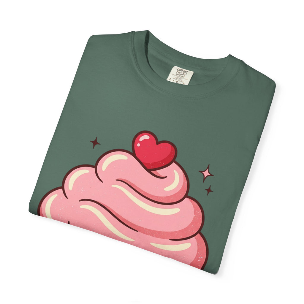 Pink Cupcake Unisex Garment-Dyed T-shirt