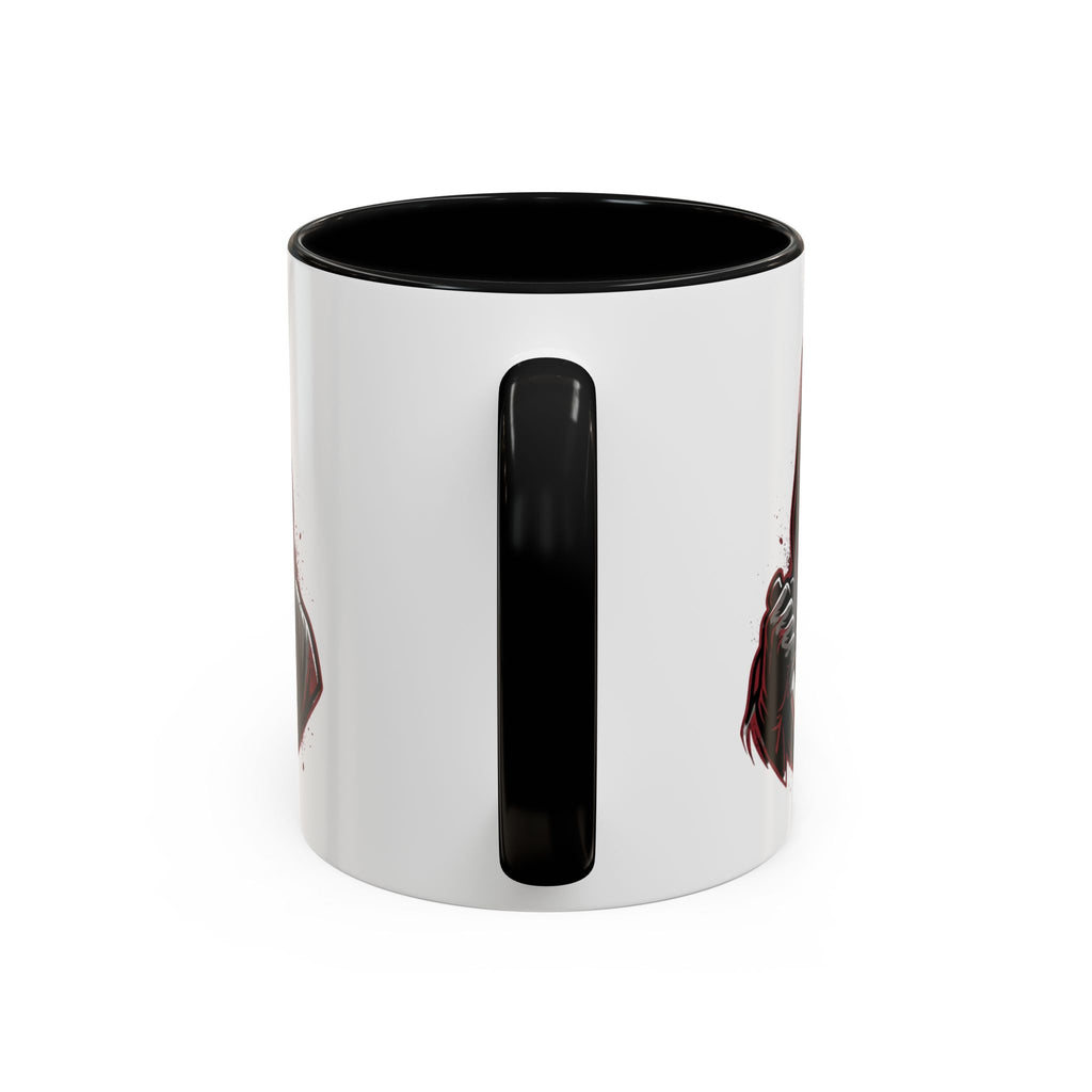 Scream Mask Accent Coffee Mug — Horror Killer Design (11/15oz)