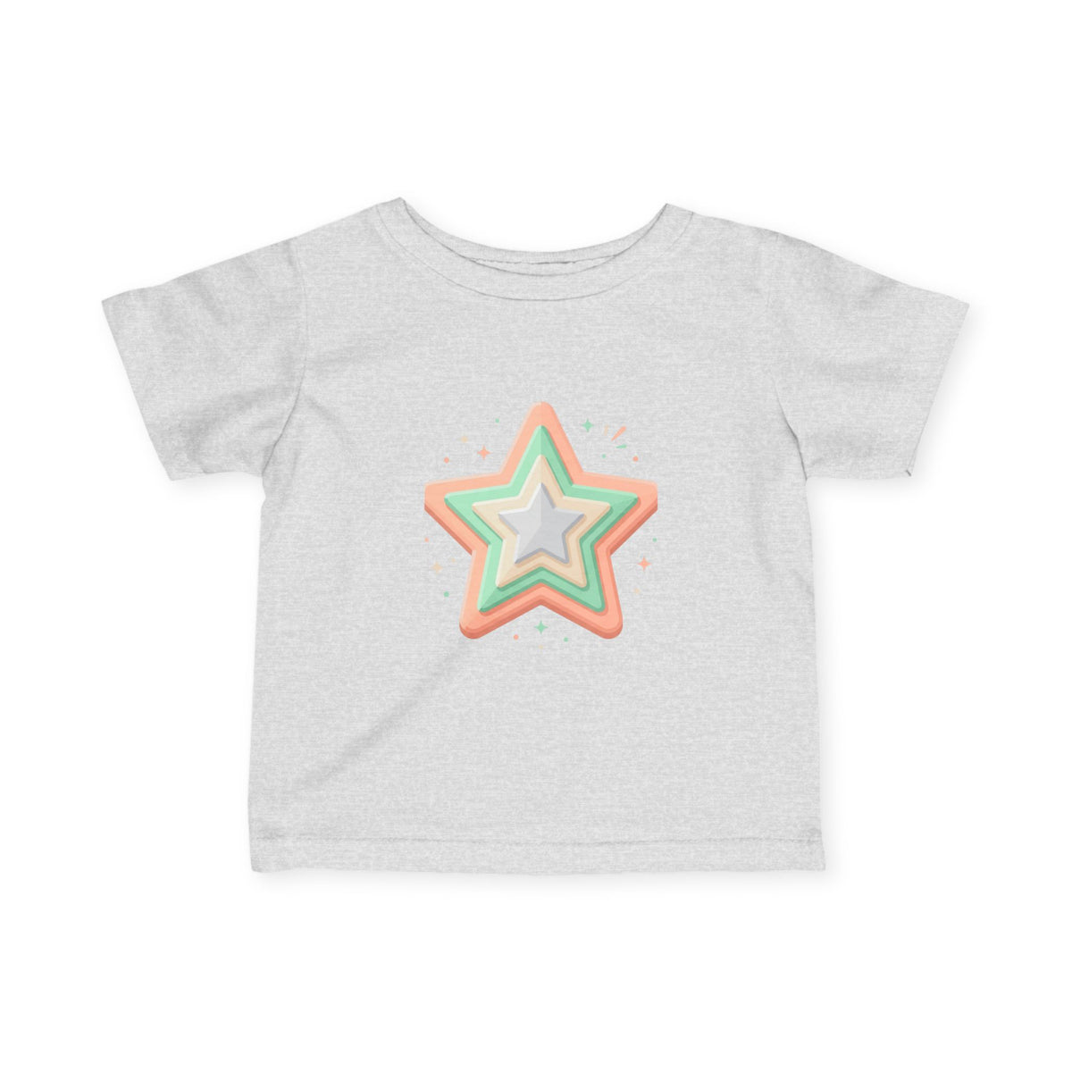 Star Design Infant Fine Jersey Tee