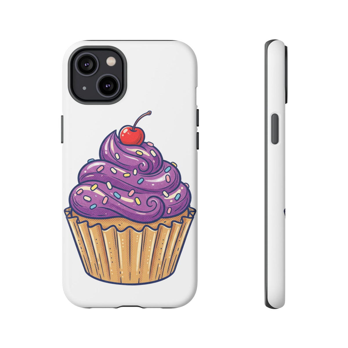 Purple Cupcake Tough Phone Cases