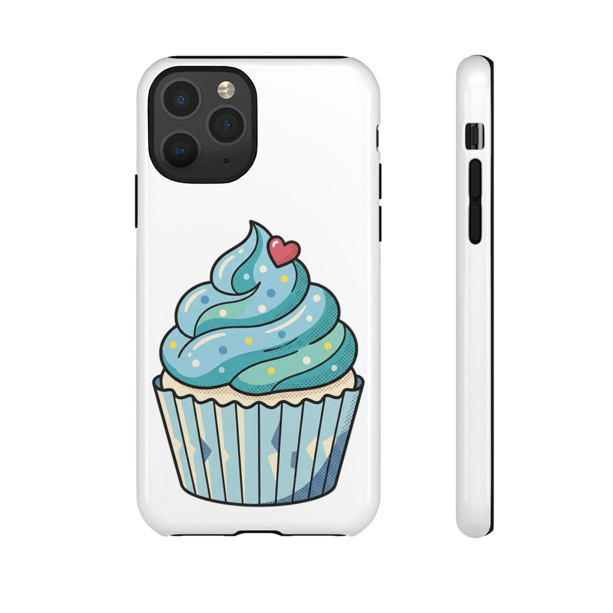 Blue Cupcake Tough Phone Cases