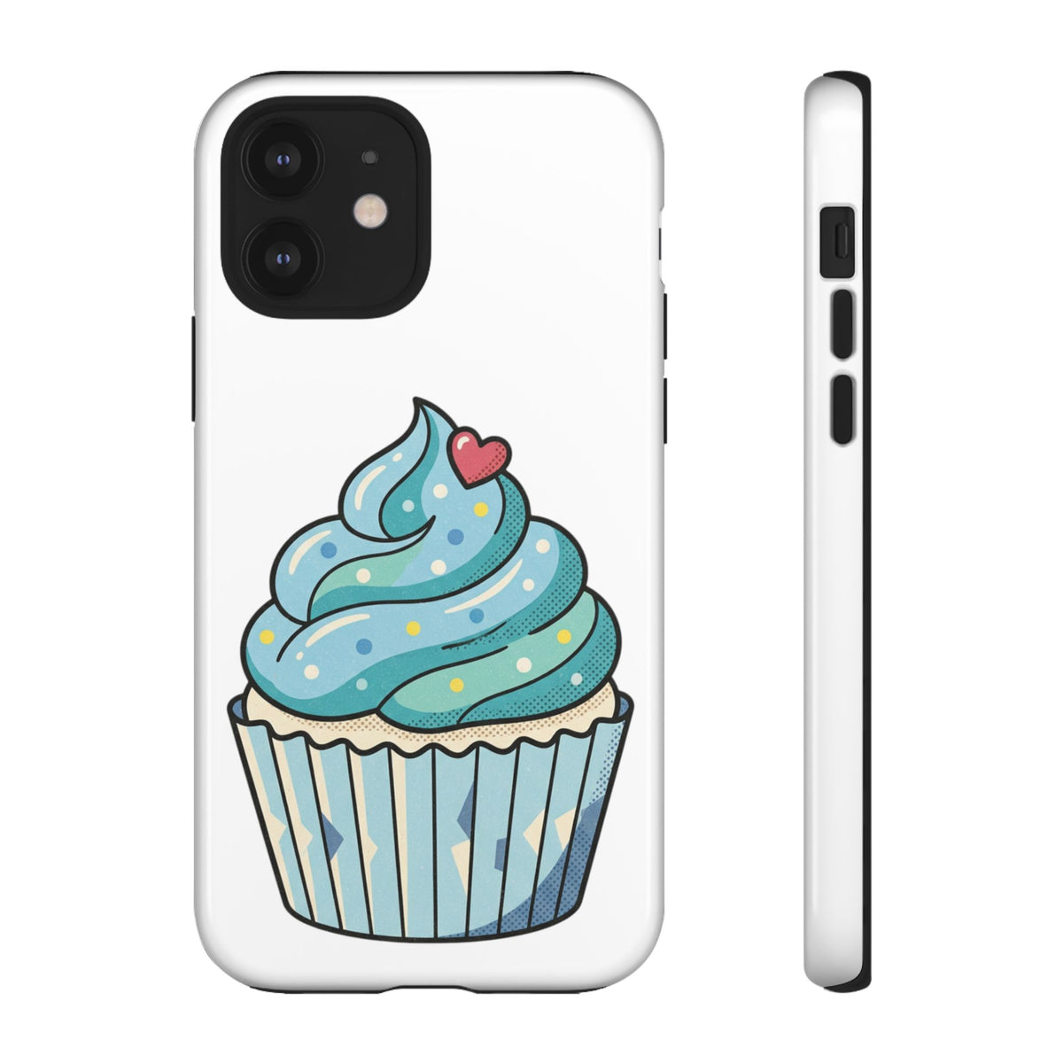 Blue Cupcake Tough Phone Cases