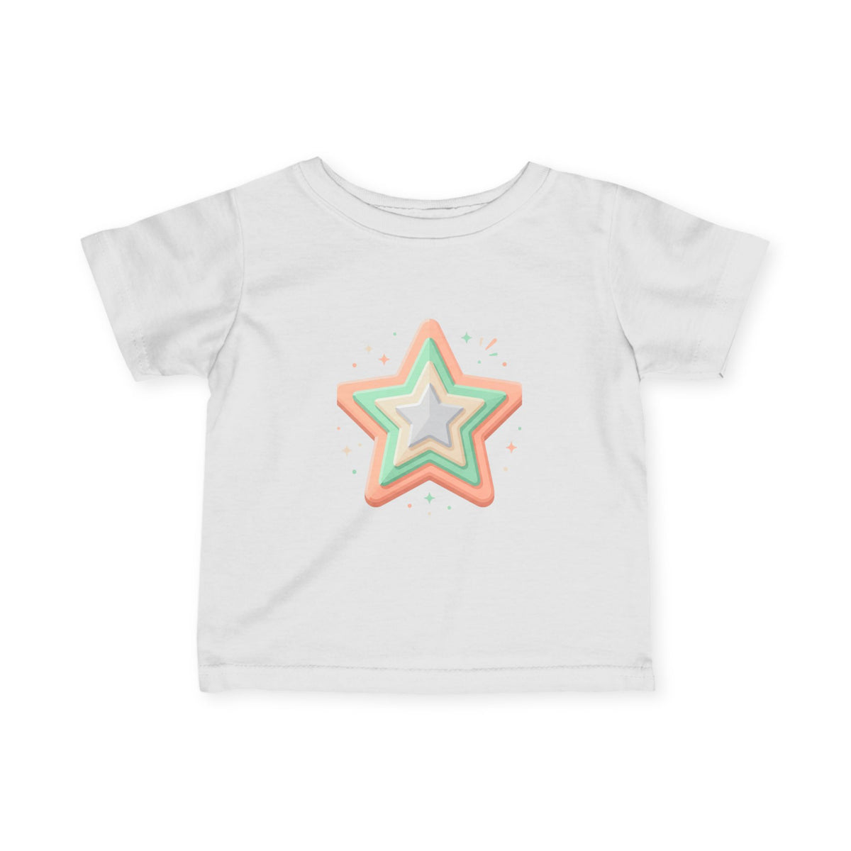 Star Design Infant Fine Jersey Tee