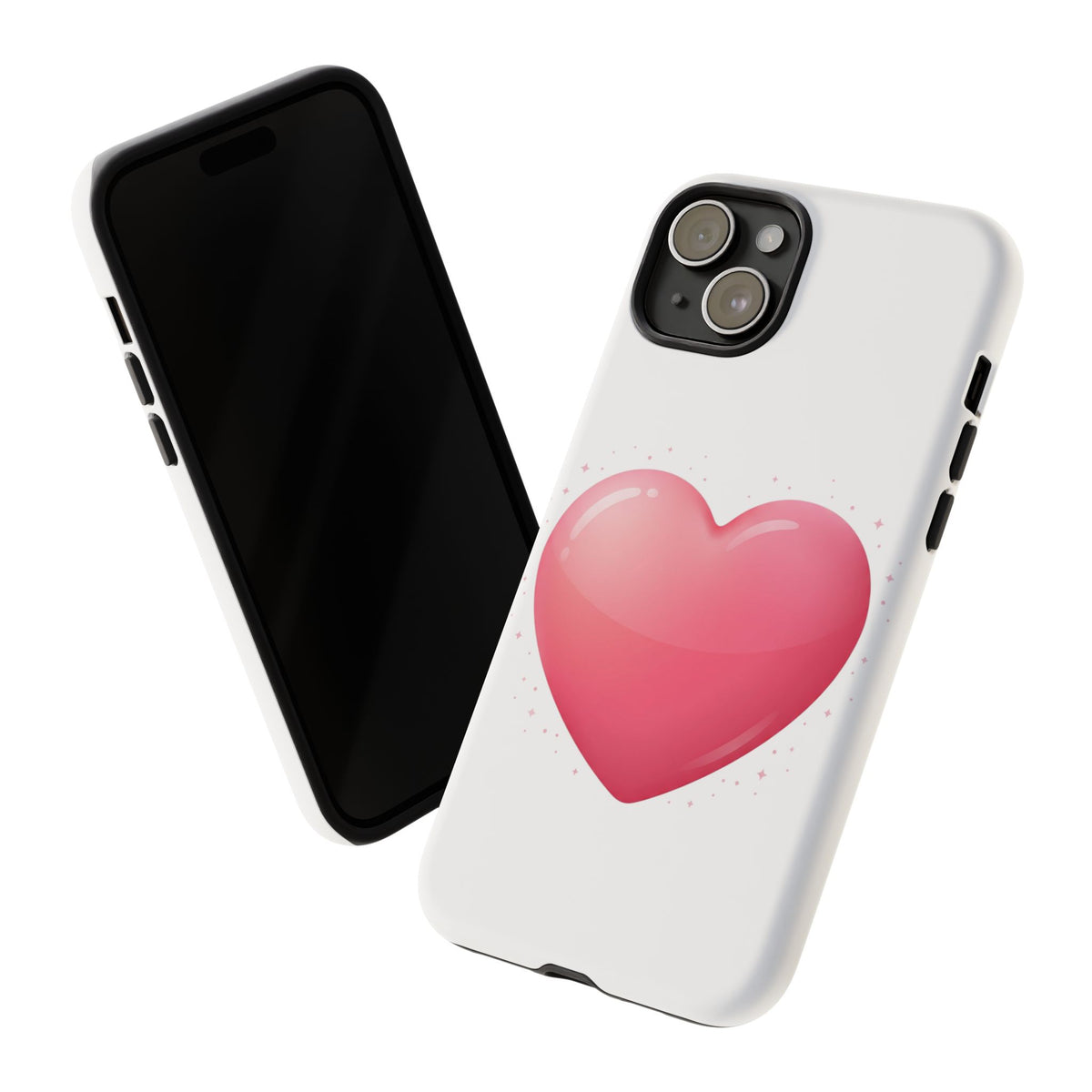 Heart Emoji Tough Case — Cute Pink Heart Phone Case for iPhone & Android