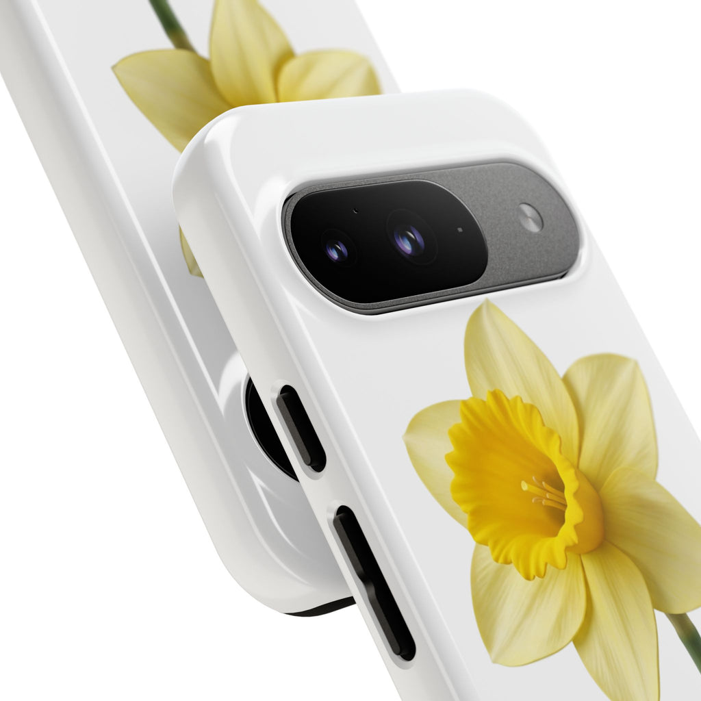 Daffodil Blossom Tough Phone Case — Yellow Spring Floral iPhone Cover