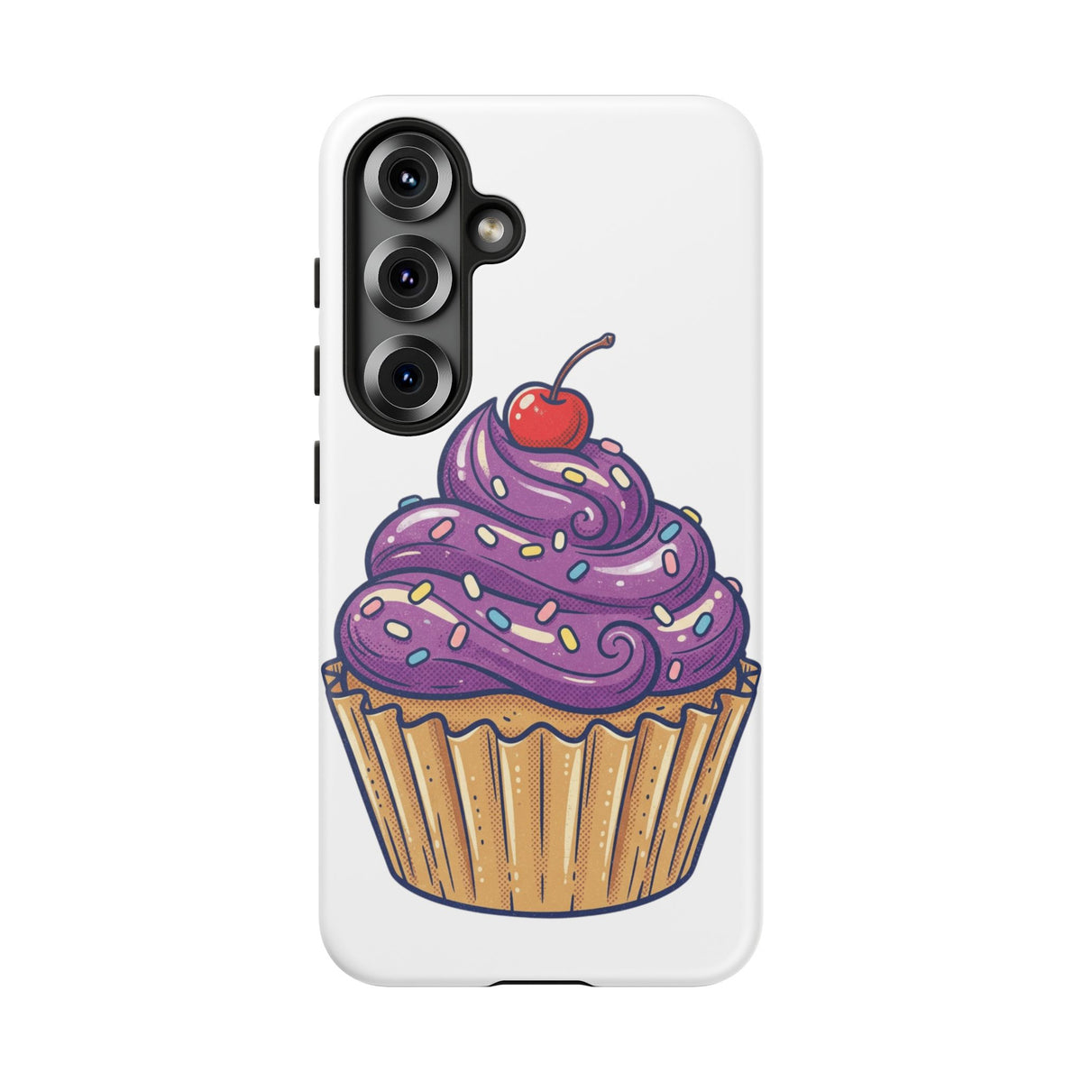 Purple Cupcake Tough Phone Cases