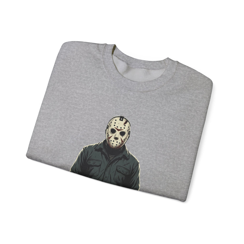 Jason Mask Sweatshirt - Horror Crewneck for Fans of Friday the 13th