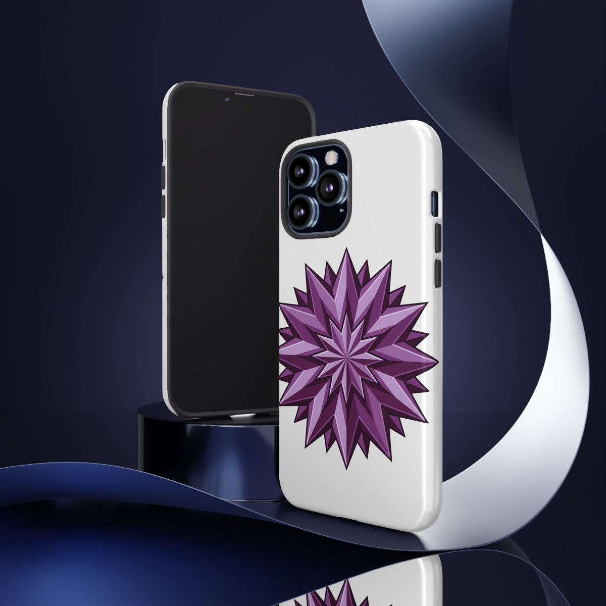 Purple Geometric Star Phone Case