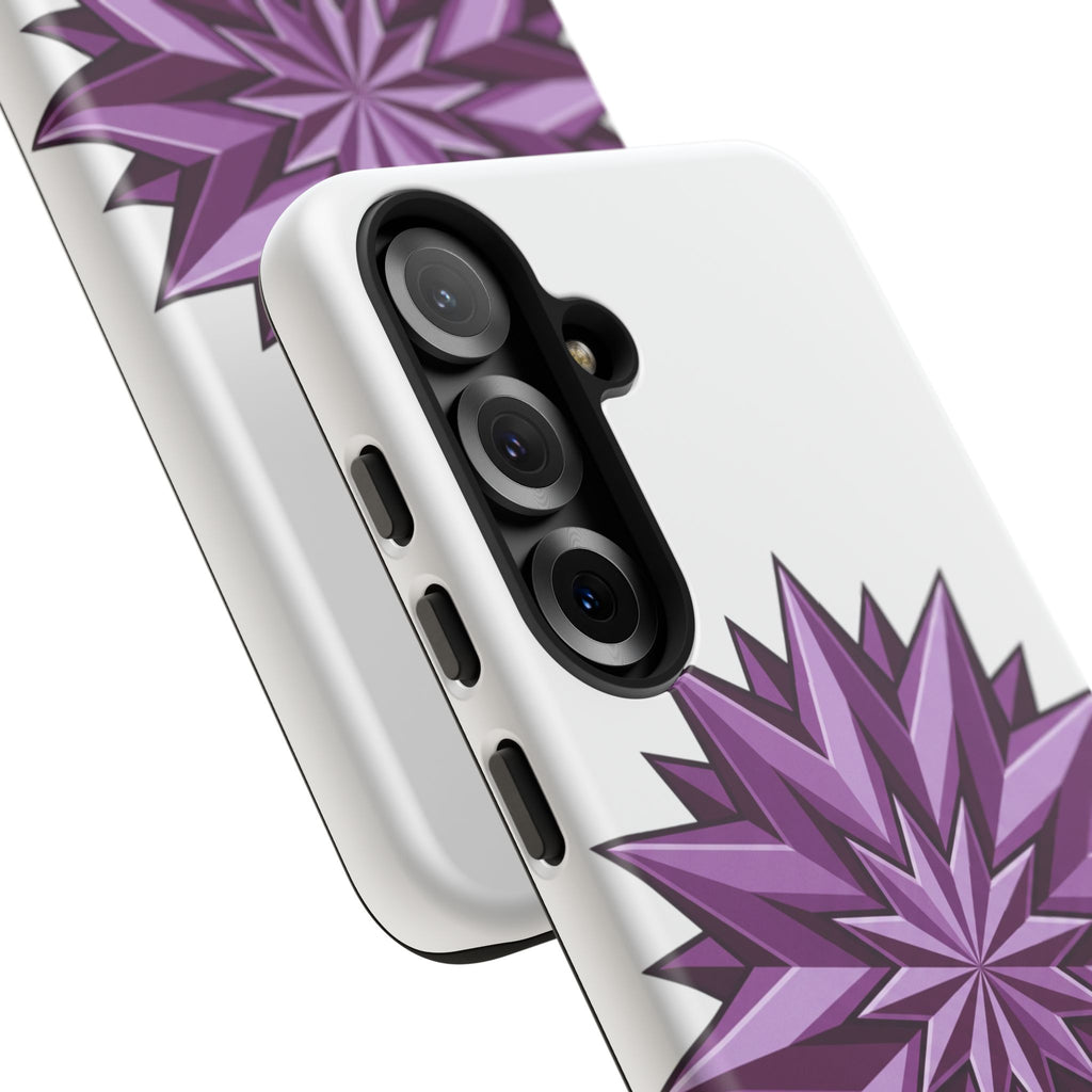 Purple Geometric Star Phone Case