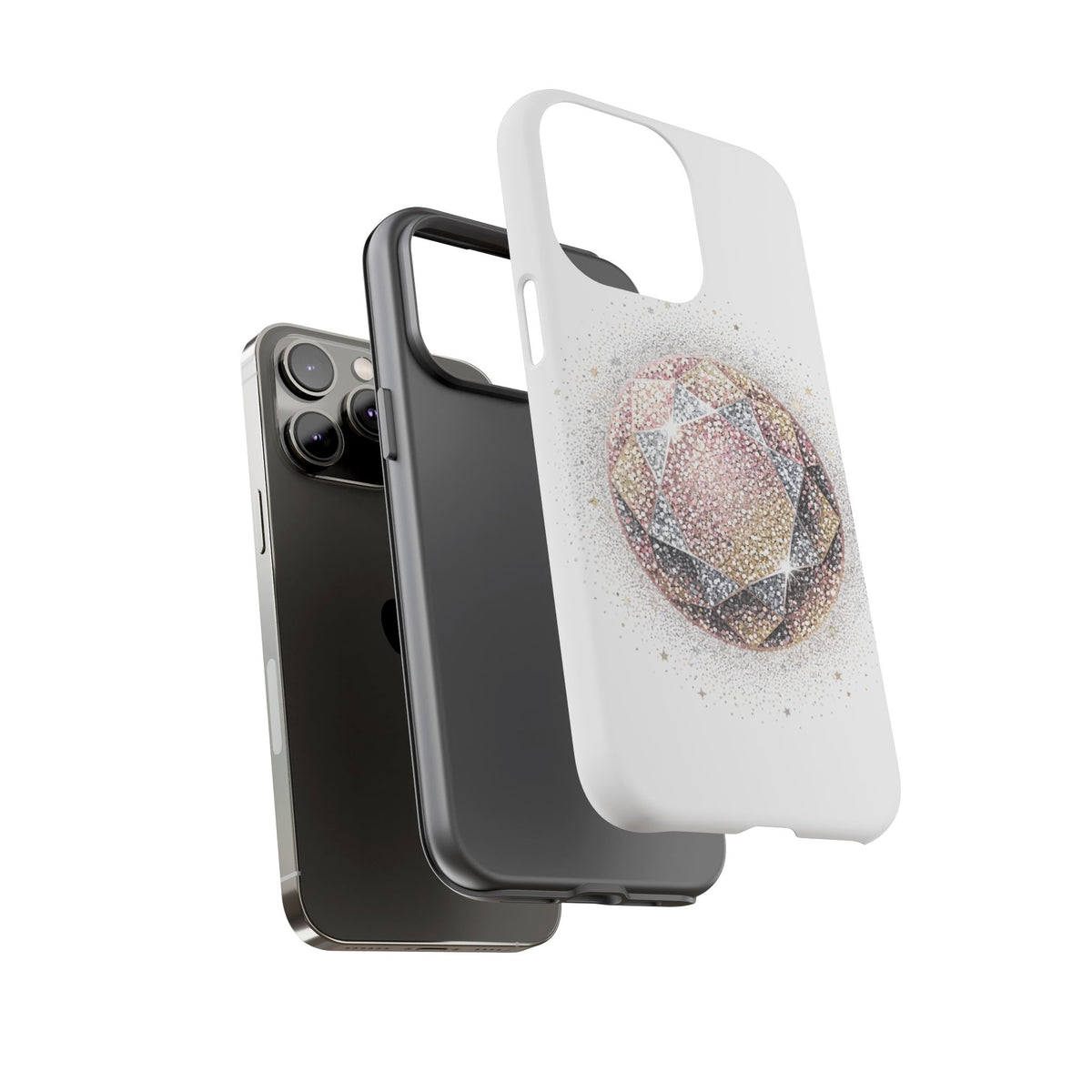 Glittery Tough Phone Cases