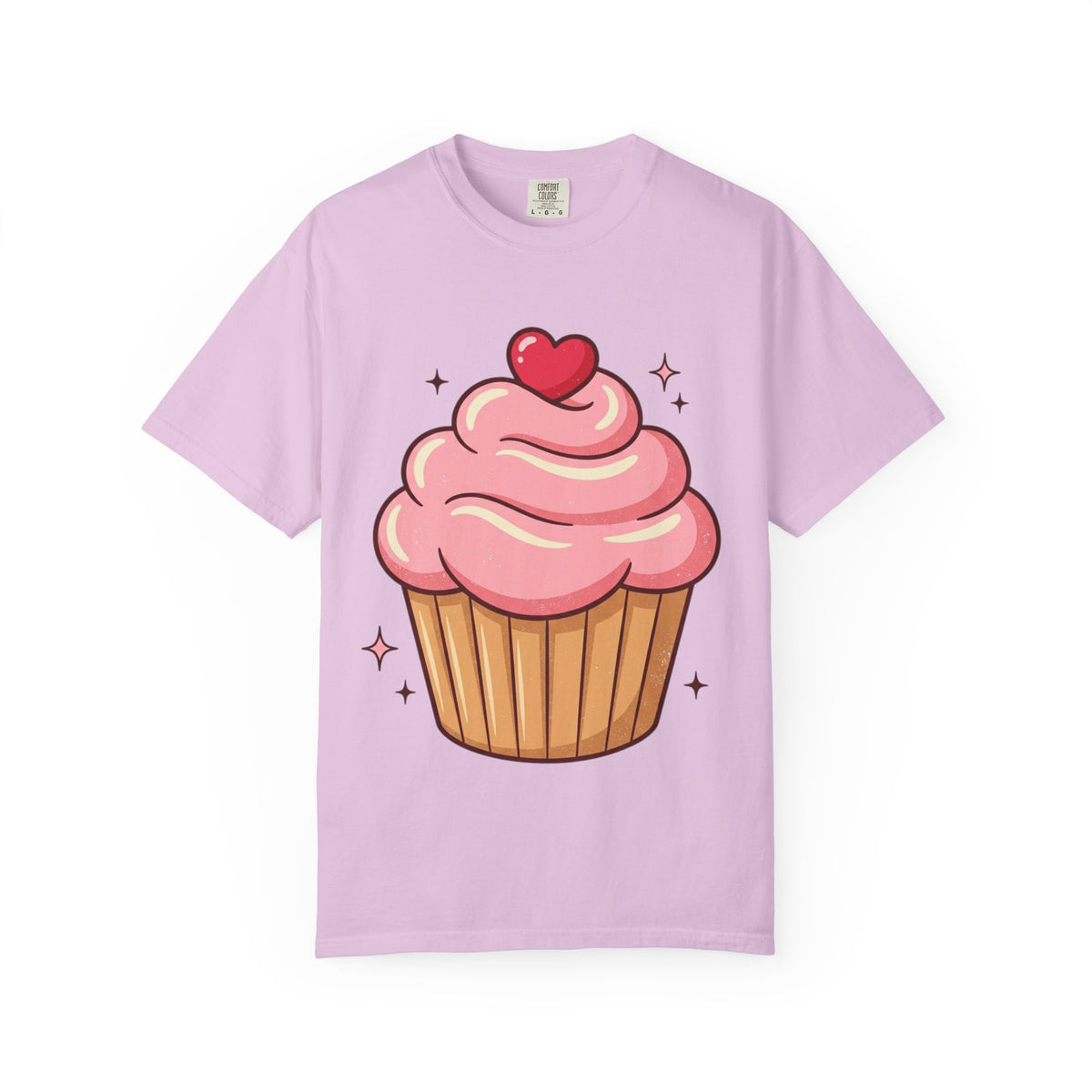 Pink Cupcake Unisex Garment-Dyed T-shirt