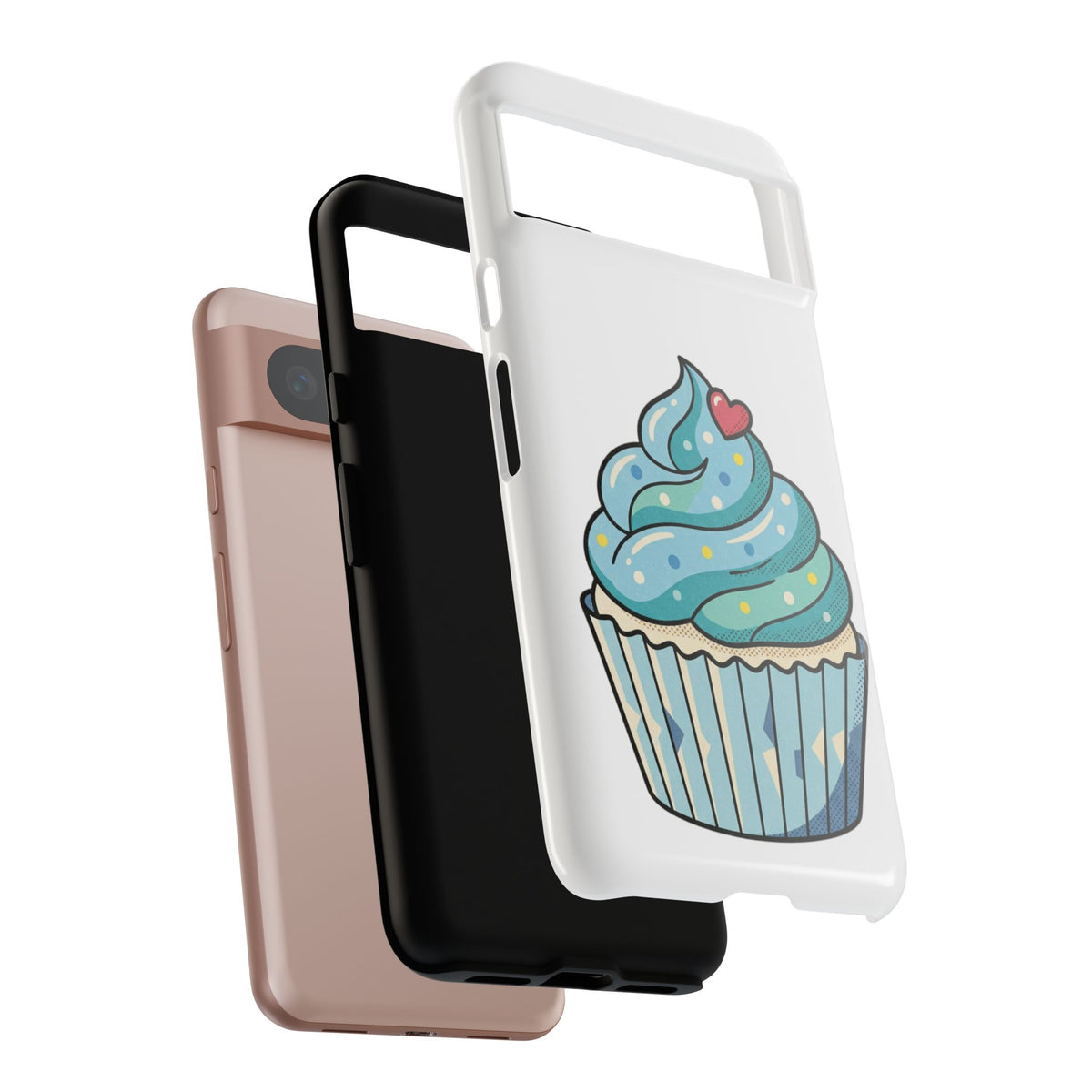 Blue Cupcake Tough Phone Cases