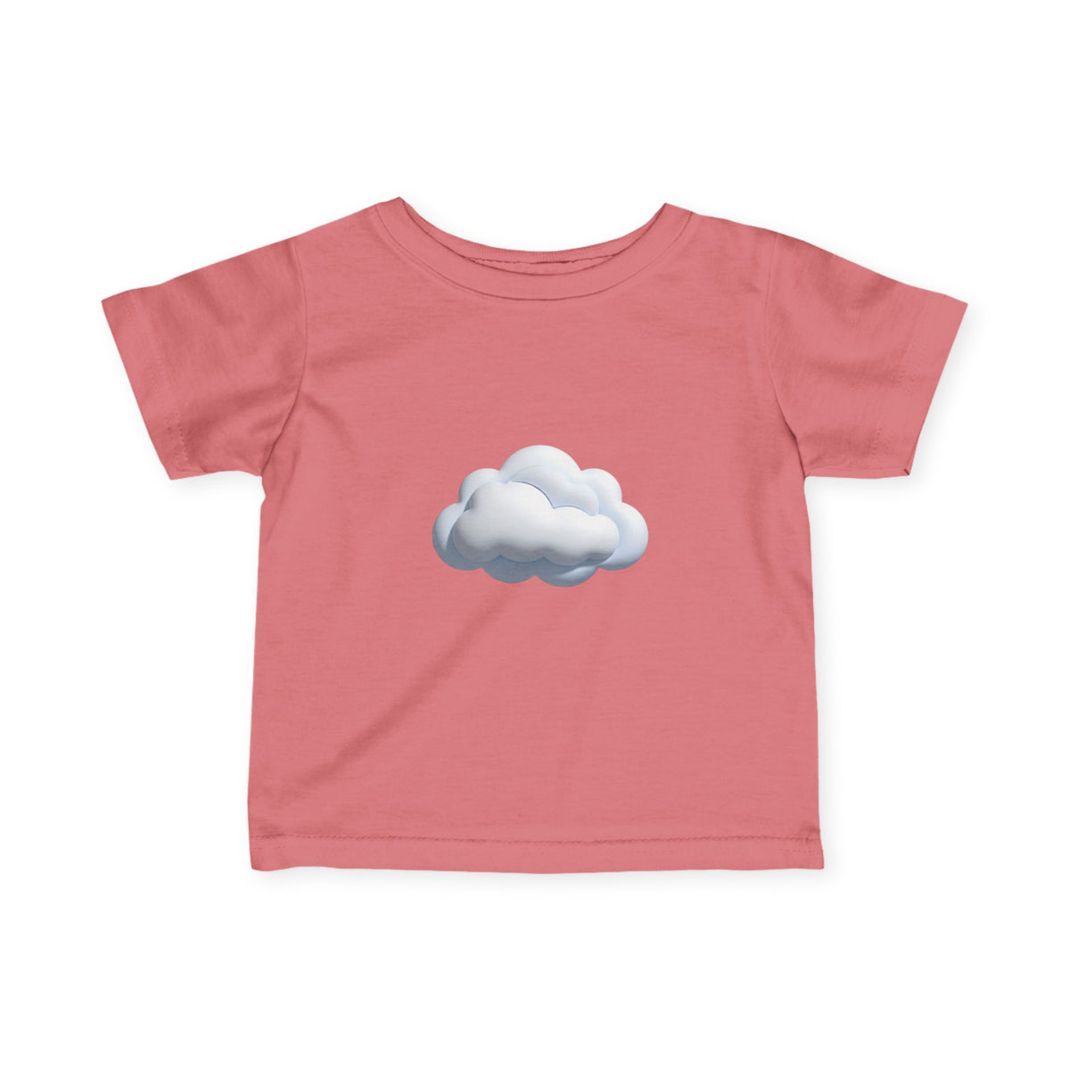 Baby Tee with Soft Cloud Graphic — Infant Cloud Print Shirt