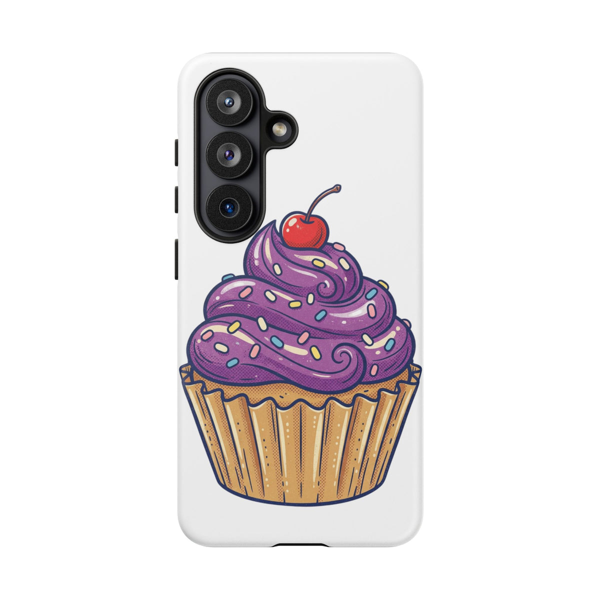 Purple Cupcake Tough Phone Cases