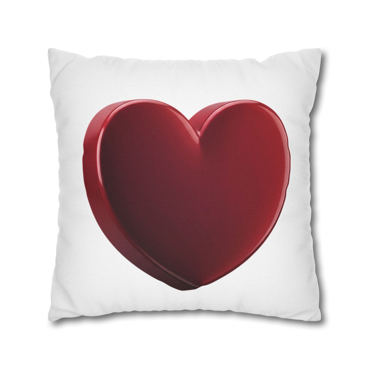 Red Heart Spun Polyester Square Pillowcase