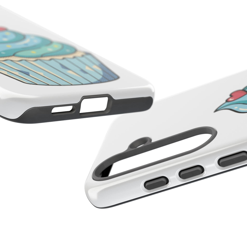 Blue Cupcake Tough Phone Cases