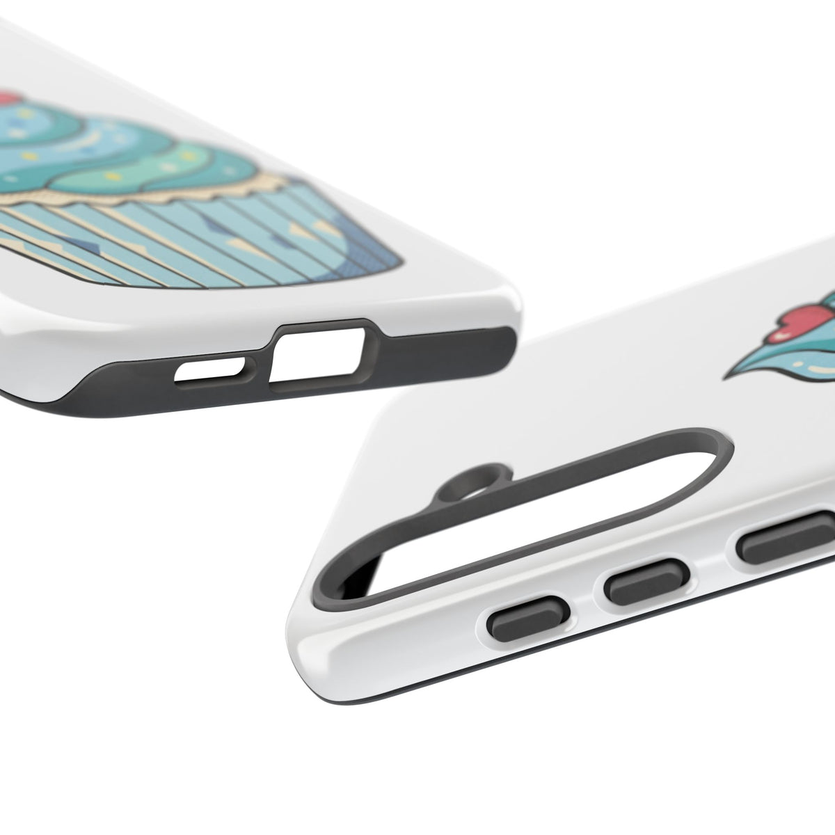 Blue Cupcake Tough Phone Cases