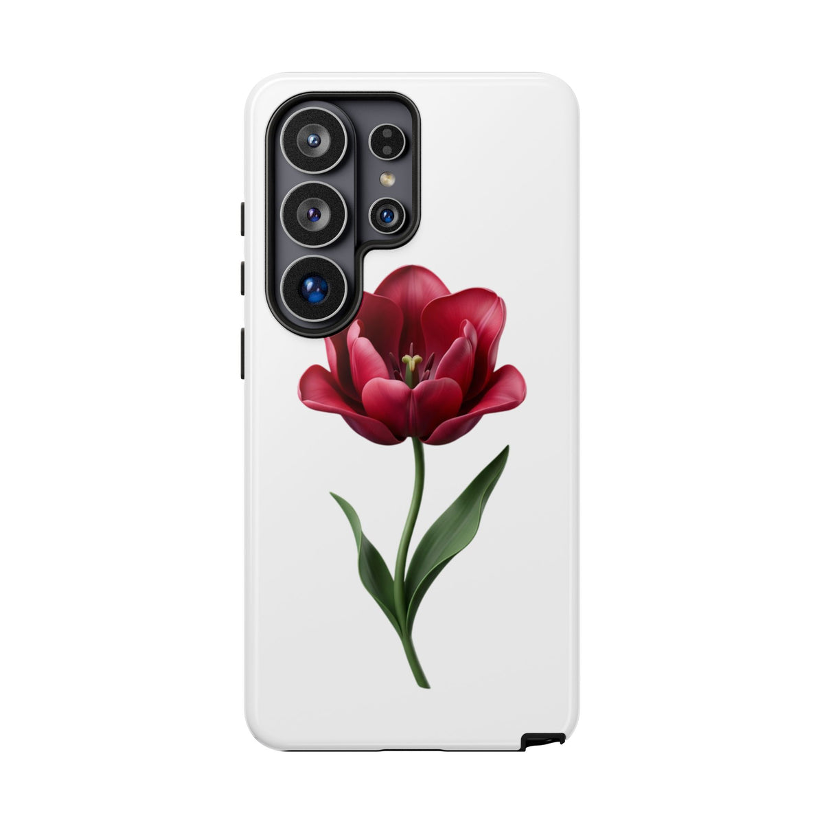 Tulip Floral Tough Phone Case – Protective Blossom iPhone Cover