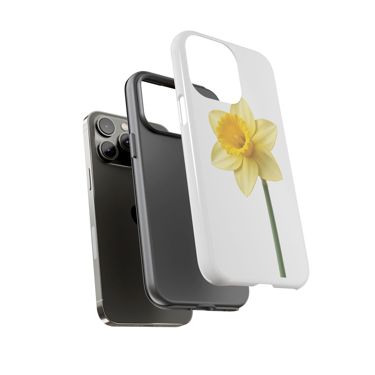 Daffodil Blossom Tough Phone Case — Yellow Spring Floral iPhone Cover
