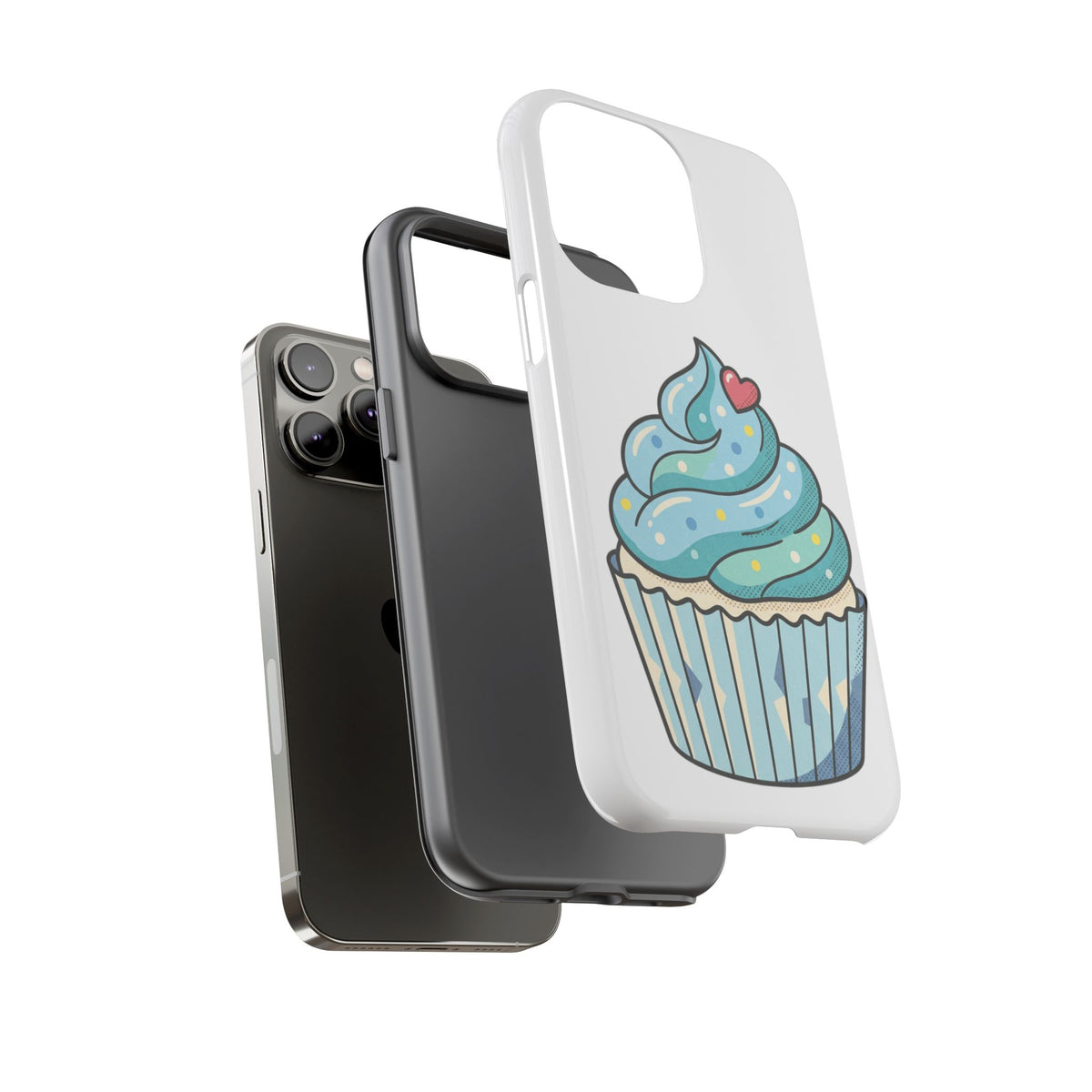 Blue Cupcake Tough Phone Cases