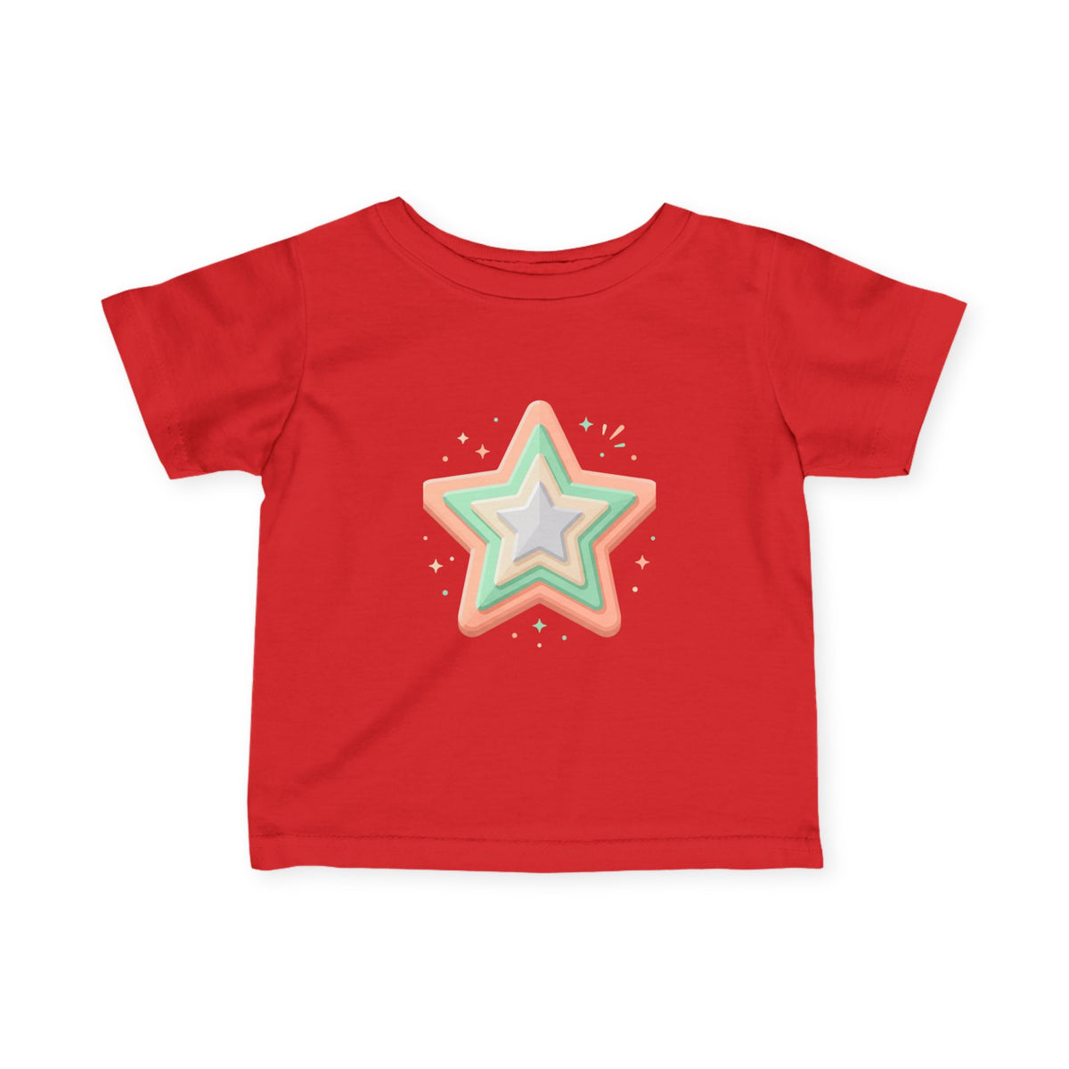 Star Design Infant Fine Jersey Tee