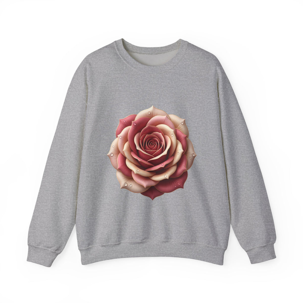 Rose Bloom Crewneck Sweatshirt