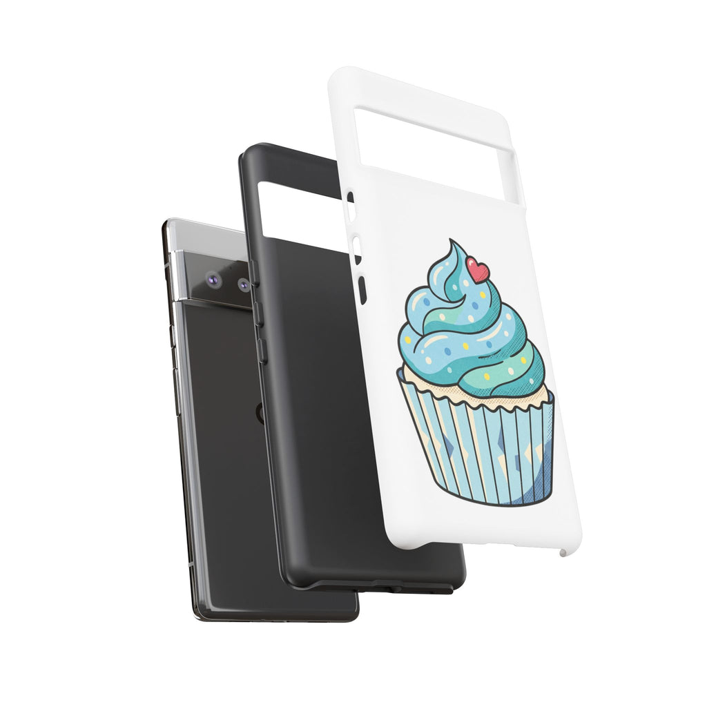 Blue Cupcake Tough Phone Cases
