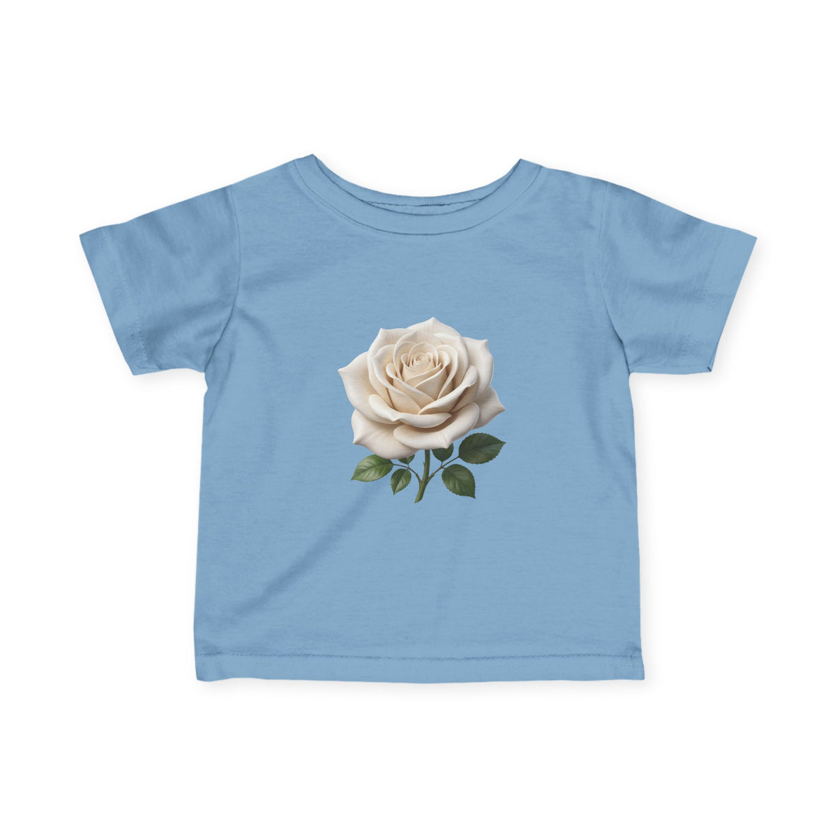Infant Tee — Vintage Cream Rose Floral Baby Shirt